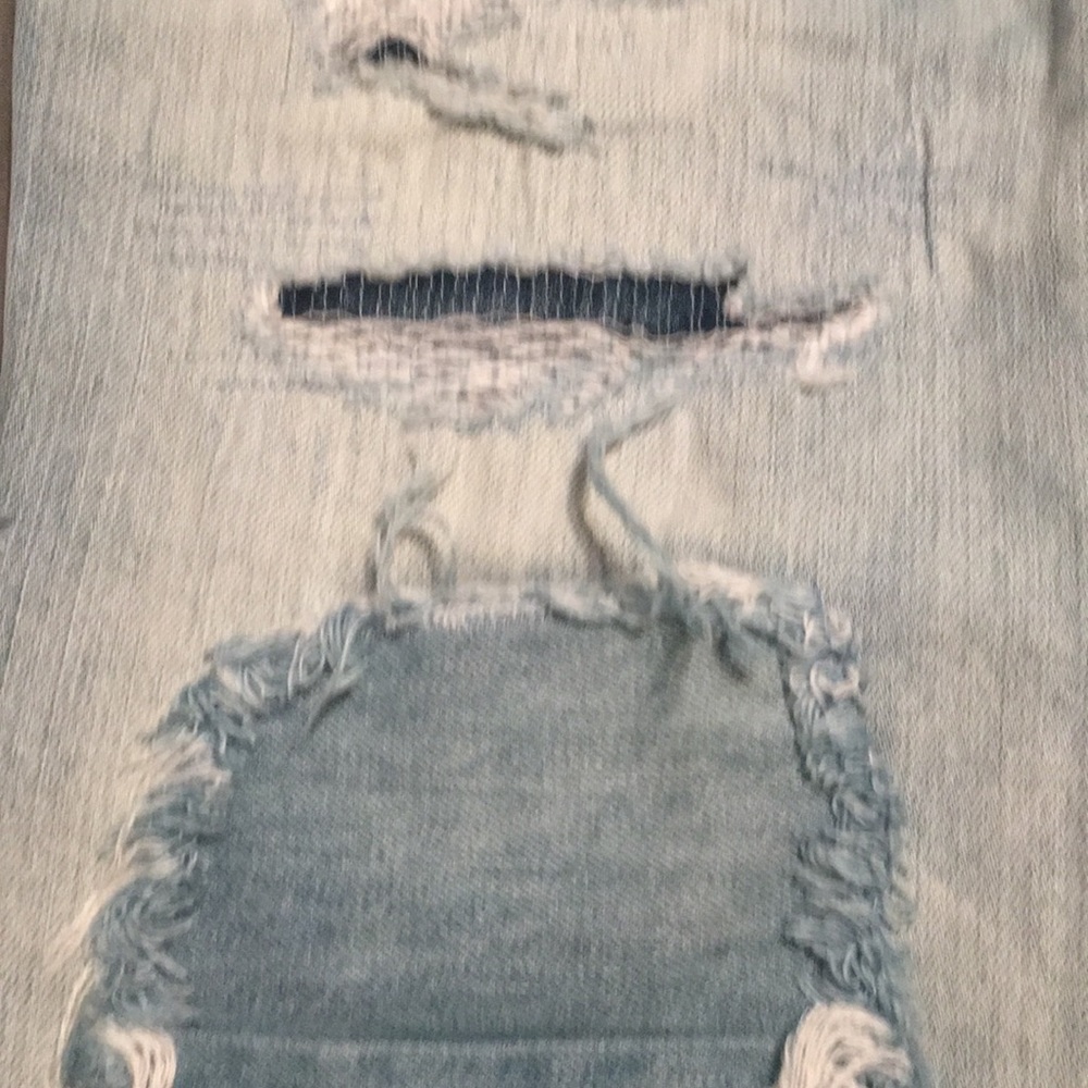 American Eagle Button Down Patch Jeans - image 4